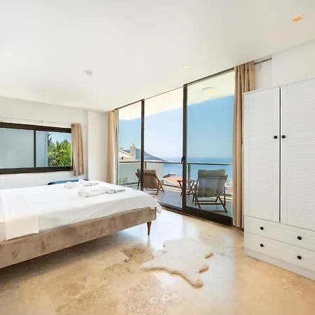 Luxury Seaview 2 Bedroom In Kalkan 度假居 卡斯